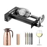 Longer Laser Engraver New-Rotary Roller, Y-axis 360° Rotation, Compatible with Other Brands of Engraver，a Good Partner for Laser Engraving Machine Longer