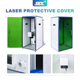 SFX OD6+ Protective Cover for Laser Marking Machines Laser Engraver Protective Cover Laser Ptotective Cover 360° Protection UV, YAG, Semiconductor Laser Safe Customizable Size(350 * 350 * 1000) XINCHENG PRECISION