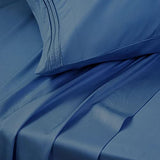 SONORO KATE Bed Sheet Set Super Soft Microfiber 1800 Thread Count Luxury Egyptian Sheets 16-Inch Deep Pocket Wrinkle and Hypoallergenic-4 Piece(Queen, Navy Blue) SONORO KATE