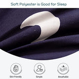 MAXYOYO Futon Mattress, Navy Star Japanese Floor Mattress Portable Quilted Bed Mattress, Extra Thick Folding Sleeping Pad Breathable Floor Lounger Guest Bed for Camping Couch, Full MAXYOYO