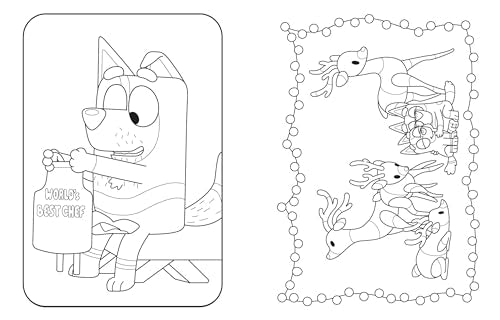 Bluey: Merry Christmas: A Coloring Book WoodArtSupply