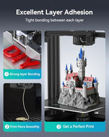 SUNLU PETG Filament 1.75mm, Strong 3D Printer Filament, Less Stringing Good Layer Adhesion High Toughness, PETG Filament 1.75 ±0.02mm, 1kg Spool (Black) SUNLU