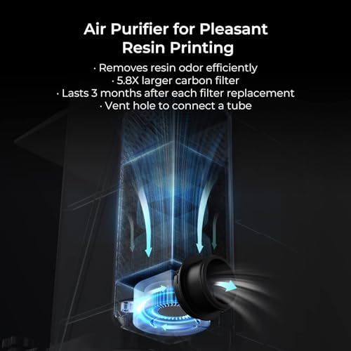 Creality Resin 3D Printer Halot-Mage, 8K Resolution Outperforms 12K Print Detail 10.3" Monochrome LCD UV Photocuring Larger Resin Printer with High-Precision Integral Light Fast Print Dual Z-axis Rail Creality