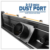 Peachtree Woodworking 32 inch Deluxe Router Table Fence with Featherboard •1/4 inch Aluminum Shims •Aluminum Extruded L Fence with Shim Offset Peachtree Woodworking