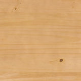 Walker Edison Ayla Boho Slatted Headboard Queen Bedframe, Queen Size, Natural Pine Walker Edison