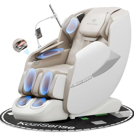KoziSense A18 3D Massage Chair Full Body, Zero Gravity SL-Track Shiatsu Massage Recliner Chair with Heat, AI Control, Body Scan and Calfrest Extension (Upgraded) KoziSense