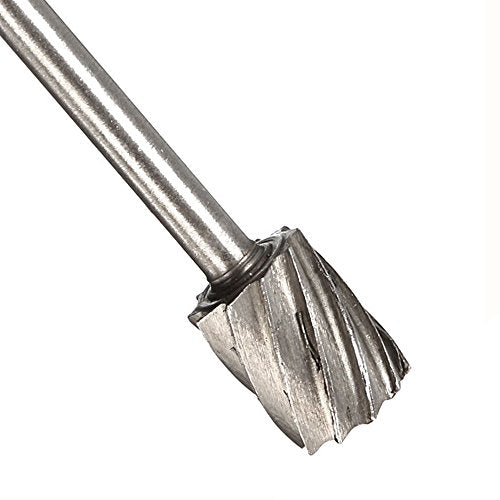 Yakamoz 2 Set of 10pcs 3mm 1/8 Inch Shank HSS Routing Router Bits Burr for Dremel Rotary Engraving Wood Working Tool YAKAMOZ