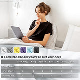 EaseHome White Full Size Bed Sheet Set -Deep Pocket to 18 inches Mattress 4 Piece - Premium Bedding Sheets & Pillowcases Collection - Extra Soft EaseHome