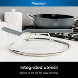 Ninja Foodi NeverStick 4 Quart Pan with Lid, Strainer, & Spatula, Oven Safe, Sea Salt Grey Ninja