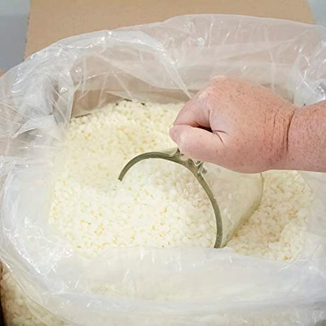 American Soy Organics Freedom Soy Wax Beads for Candle Making - Natural Candle Making Supplies - Paraffin-Free, Beeswax-Free Candle Wax for Container Candles, Tealights and Wax Melts, 25 lbs American Soy Organics