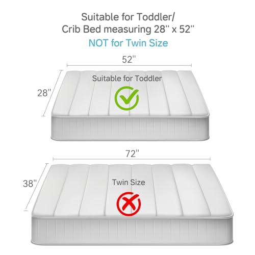Wowelife Toddler Comforter Set for Girls, Pale Beige Toddler Bedding Set, 4 Pieces Double Ruffles Soft and Breathable Bed Set Includes Comforter, Fitted Sheet, Flat Top Sheet and Pillowcase Wowelife