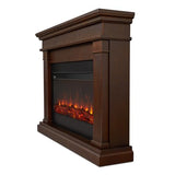 Real Flame Beau 59" Landscape Electric Fireplace with Mantel for Living Room or Bedroom, Replaceable Fireplace Insert Heater, Realistic Log and Flame Effect, Remote Control, Timer Real Flame