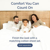 Extra Deep Queen 400 Thread Count Cotton Fitted Sheet - Hotel Luxury Single Fitted Sheet Only - Easily Fits 18" to 24" Mattress - Soft, Wrinkle Free, Breathable and Comfy - Extra Deep Pockets - White CGK Unlimited