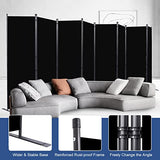 Room Divider and Folding Privacy Screens， 8 Panel Wide Room Divider Wall Screen for Room Separtition, Partition Room Dividers Fabric Panel Wall Dividers Freestanding for Office, Bedroom, Studio Dorm HOMSCREENER