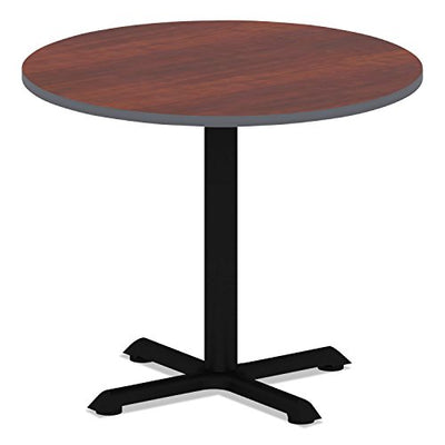 Alera ALETTRD36CM 35.5 in. Diameter Round Reversible Laminate Table Top - Medium Cherry/Mahogany