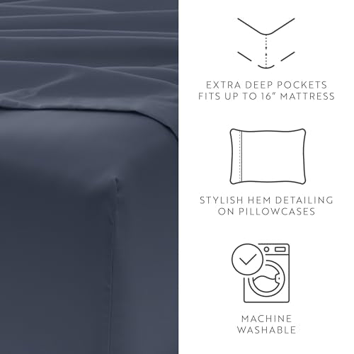 Linen Market 6 Piece Full Sheets Set (Stone) - Sleep Better Than Ever with These Ultra-Soft & Cooling Bed Sheets for Your Full Size Bed - Deep Pocket Fits 16" Mattress Linen Market
