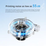 FLSUN T1 Pro 3D Printer, 1000mm/s High-Speed Printing, 60℃ Chamber Heat, Fully Auto Leveling and AI Camera, Support 300°C Print, Large Print Size 11.2"" x11.2 x13 FLSUN