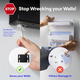 WallShelfie Bedside Wall Organizer & Dorm Decor - Dorm Room Essential, Floating Bedside Shelf Wall Mount Organizer, Remote Control Holder, Cool Teen Girls Trendy Stuff, Room Organization (Black) Smallish