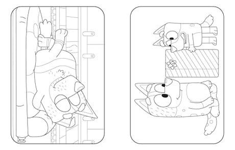 Bluey: Merry Christmas: A Coloring Book WoodArtSupply