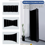Room Divider and Folding Privacy Screens， 8 Panel Wide Room Divider Wall Screen for Room Separtition, Partition Room Dividers Fabric Panel Wall Dividers Freestanding for Office, Bedroom, Studio Dorm HOMSCREENER