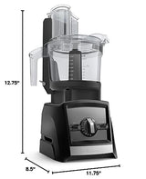 Vitamix 12-Cup Food Processor Attachment with SELF-DETECT™, Compatible with Ascent and Venturist Series, Black Vitamix