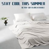 DOWNCOOL Cooling Comforter, White Cooling Blanket Twin Size, Cooling Duvet for Hot Sleeper, Breathable Summer Quilt, Lightweight Soft Q-Max>0.4 Arc-Chill Cool Comforter,68"X90" DOWNCOOL