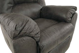 Signature Design by Ashley Tambo Faux Leather Manual Rocker Recliner, Gray Signature Design by Ashley