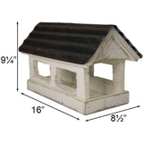 Bird in Hand Amish Made Covered Bridge Bird Feeder, Small WoodArtSupply