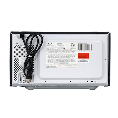 Avanti MT09V3S Microwave Oven 900-Watts Compact with 10 Power Levels and 6 Pre Cooking Settings, Speed Defrost, Electronic Control Panel and Glass Turntable, 0.9 cubic feet, Metallic Avanti