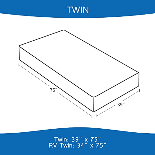 Twin Fitted Sheet Only, Twin Size Sheets for Kids Up to 14 Inches Deep Procket, Single Bed Mattress Sheets Stretchable Breathable Cover, Black Coldwind