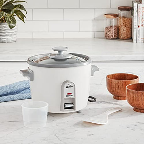 Zojirushi 3 Cup Rice Cooker/Steamer ( White) Zojirushi