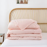 ROSGONIA Comforter Full Size for Girls Boys Teens Blush, 3pcs(1 Boho Pink Comforter & 2 Pillowcases) Lightweight Dorm Bedding Soft All Season Bed Set ROSGONIA