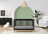 GAP babyGap Tate 4-in-1 Convertible Crib - Greenguard Gold Certified, Ebony/Natural Delta Children