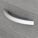 Bush Business Furniture Studio C 72W x 30D L Shaped Desk with 42W Return in Platinum Gray Bush Business Furniture