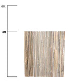Forever Bamboo Natural Split Rolled Bamboo Fence Panel for Garden Privacy Fence Screen for Indoor or Outdoor 4 Ft H x 6 Ft L (2-Pack) FOREVER BAMBOO