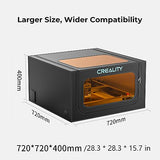 Official Laser Engraver Enclousre Pro,Upgrade Flame Retardant and Smoke-Proof Protective Cover, Effectively Isolating Smok, 28.3 x 28.3X 15.7in Foldable Enclousre Tent for Most Engraving Machine Lutyr