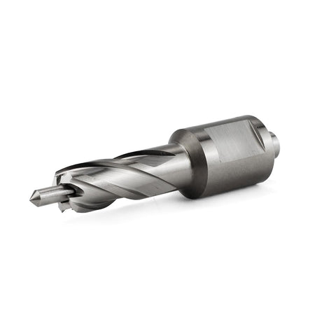 OSCARBIDE 1/2"x1"Annular Cutter,3/4 inch Weldon Shank,1/2 inch Cutting Diameter,1 inch Depth of Cut,2 Flat Mag Drill Bit with Pilot Pin for Magnetic Drill Press,1 Piece OSCARBIDE