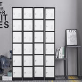 FURSTEL 71" Heavy-Duty Steel Locker Cabinet (6-Door 6-Tier) - Secure Storage for School Lockers, Office Employee, Gym & Home Organization - Industrial Metal Lockers FURSTEL