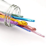 14PCS Aluminum Crochet Hooks Knitting Needles Craft Yarn 2.0mm/2.5mm/3.0mm/3.5mm/4.0mm/4.5mm/5.0mm/5.5mm/6.0mm/6.5mm/7.0mm/8.0mm/9.0mm/10.0mm HSYMQ