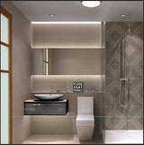 Yankario Farmhouse Funny Bathroom Signs Decor, Classic Wooden Box Sign 6" Square, Black/White Please Seat Yourself Yankario