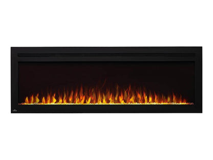 Napoleon Purview 60 inch Wall Mount Electric Fireplace - Black, NEFL60HI