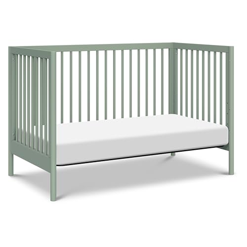 Davinci, Birdie 3-in-1 Convertible Crib, Light Sage, Easy Assemble, Greenguard Gold Certified DaVinci