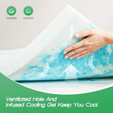 Sweetcrispy Mattress Topper Full, 3 Inch Thick Memory Foam Gel Infused Cooling Toppers Pad for Full Size Bed, Sleeper Sofa, RV, Camper, CertiPUR US Certified, Ventilated and Breathable, Blue Sweetcrispy