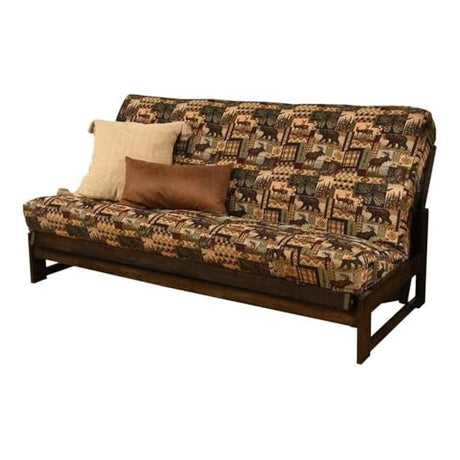 Pemberly Row 8" Full Size Spring Futon Mattress Replacement, Linen Fabric Cotton Sleeper Sofa Bed Mattress, Peter Cabin-Frame Not Included Pemberly Row