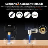 ACMER C4 Air Assist Pump Kit, 30L/Min Adjustable Airflow for Laser Cutters & Engravers, Improves Cutting Precision, Reduces Smoke & Dust, Low Noise Air Assist System ACMER