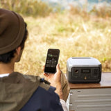 EF ECOFLOW Portable Power Station RIVER 2, 256Wh LiFePO4 Battery/ 1 Hour Fast Charging, 2 Up to 600W AC Outlets, Solar Generator (Solar Panel Optional) for Outdoor Camping/RVs/Home Use EF ECOFLOW