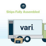 Vari Varidesk Pro Plus 36 Standing Desk Converter – 11 Height Settings + Spring Lift, 2 Tier Design, Keyboard Tray, Fits Desktops 36” Wide x 26.5" Deep – Delivers Fully Assembled (White) Vari