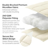Southshore Fine Living, Inc. Full/Queen Comforter, Premium Quality All-Season Down-Alternative Comforter, Queen/Full Size, Cream Southshore Fine Living, Inc.