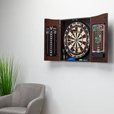 Viper by GLD Products Vault Deluxe Dartboard Cabinet with Shot King Sisal Dartboard and Illumiscore Scoreboard, Wood Viper