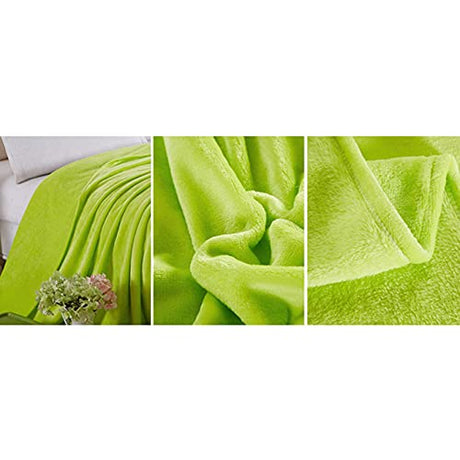 Blanket, Throw Blanket, Single, Double, Flannel, Plain, Cute, Large, Half Blanket, Throw Collar, Basic, Cold Protection, Heat Retention, Bedding, 39.4 x 55.1 inches (100 x 140 cm), For Summer, Microfiber, Warm, Soft, Year-Round Use, Washable WoodArtSupply